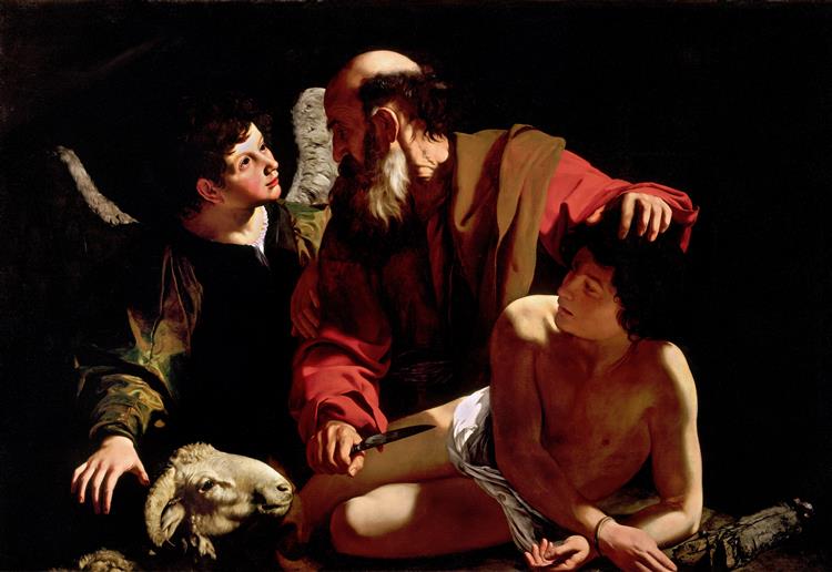 Sacrifice Of Isaac 1602 Caravaggio WikiArt Org