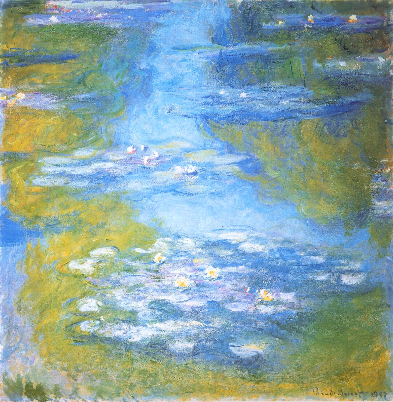 Water Lilies - Claude Monet - WikiArt.org - Encyclopedia Of Visual Arts