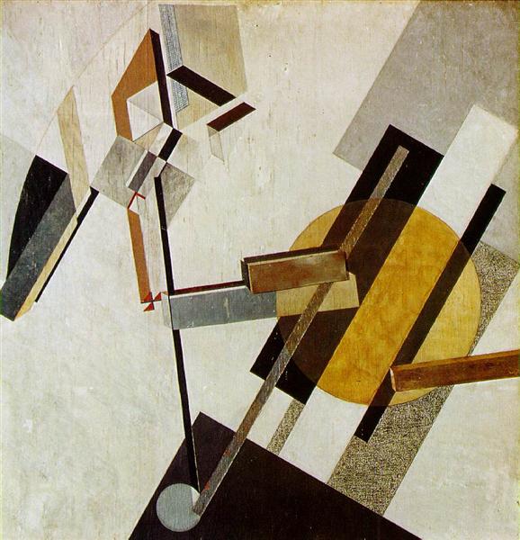 Proun 19D - El Lissitzky - WikiArt image