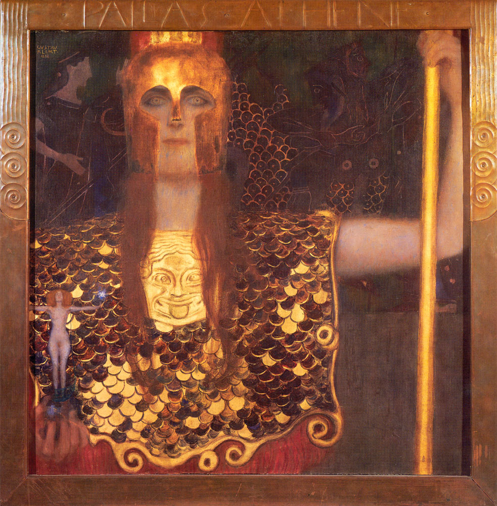 Minerva or Pallas Athena - Gustav Klimt