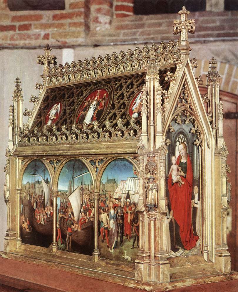 The Reliquary Of St. Ursula - Hans Memling - WikiArt.org - Encyclopedia ...