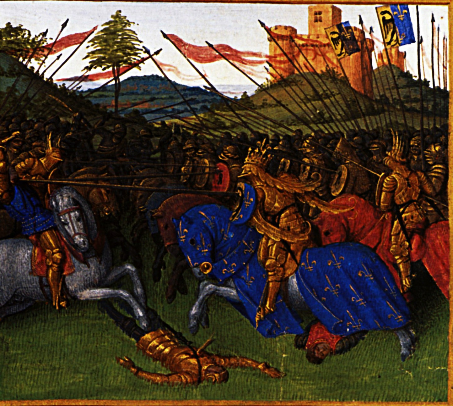 Wars of Charlemagne Jean Fouquet WikiArt org encyclopedia of