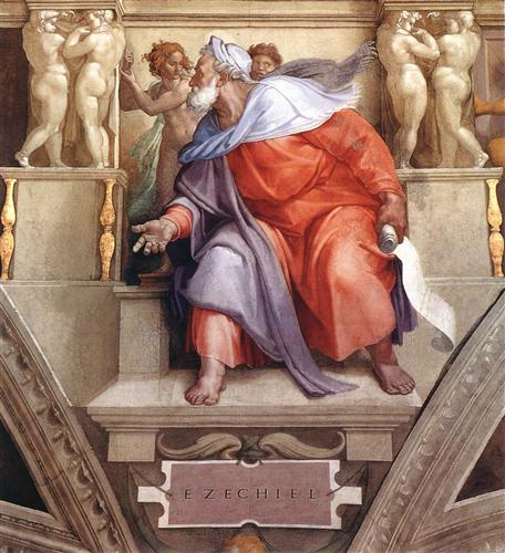The Prophet Ezekiel - Michelangelo