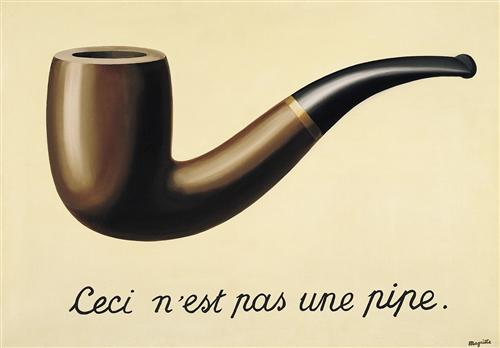 The treachery of images (This is not a pipe) - Rene Magritte