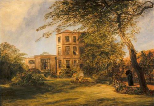 View of Sir David Wilkie's House in Vicarage Place, Kensington  - William Collins
