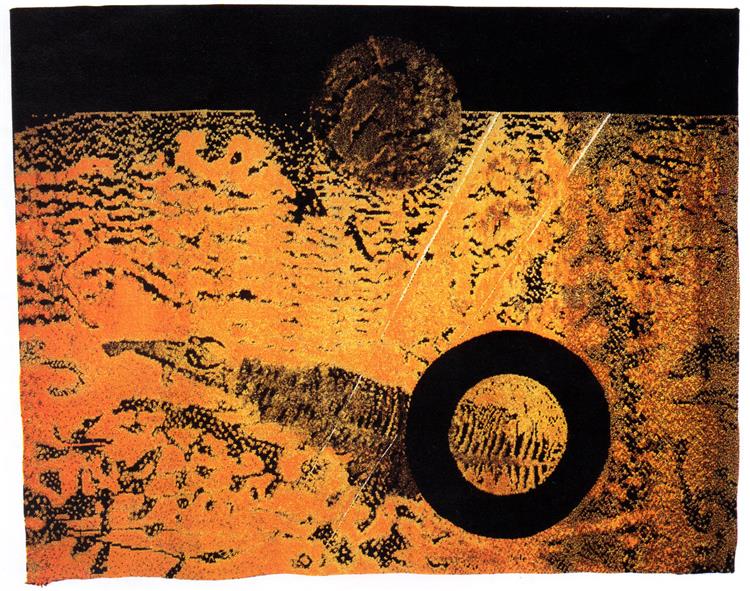 Paisatge còsmic,  Tharrats-Delclaux, 1989 - Carles Delclaux Is