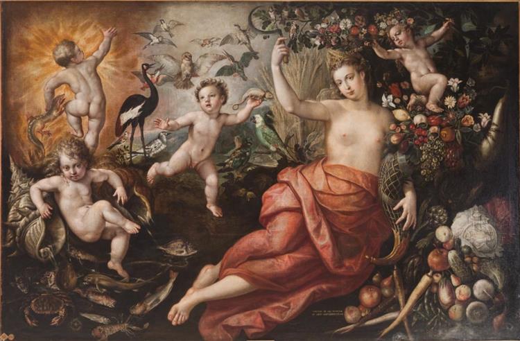 Abundance, 1584 - Мартен де Вос