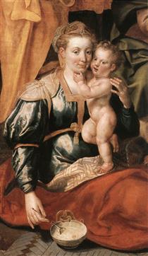 The Family of St Anne - Marten de Vos