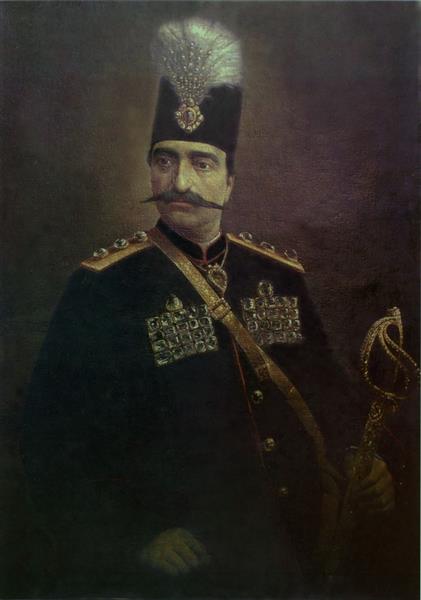 Portrait of Naser al-Din Shah Qajar - Kamal-ol-Molk