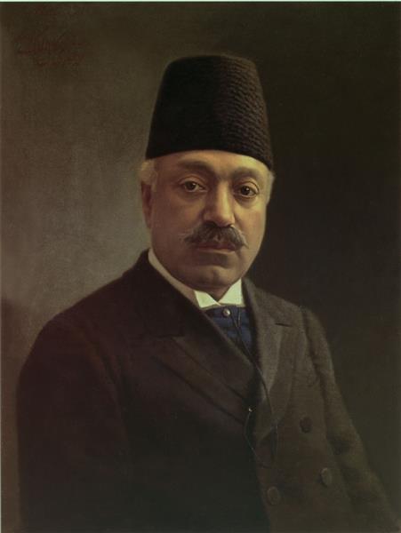 Portrait of Abolqasem Naser-al-Molk, 1911 - Камаль-оль-Мольк