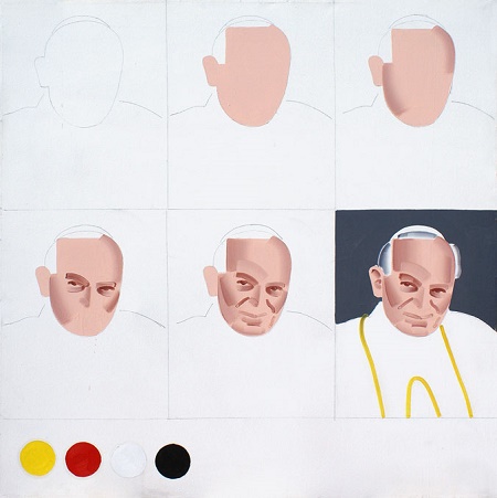How to draw the Pope, 2001 - Rafal Bujnowski