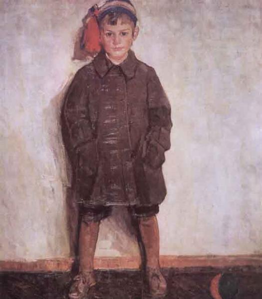 Portrait of a Boy, 1910 - Fedir Krychevsky
