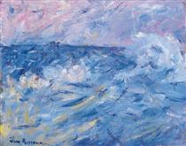 Stormy Sky and Sea, Belle Ile, off Brittany - John Peter Russell