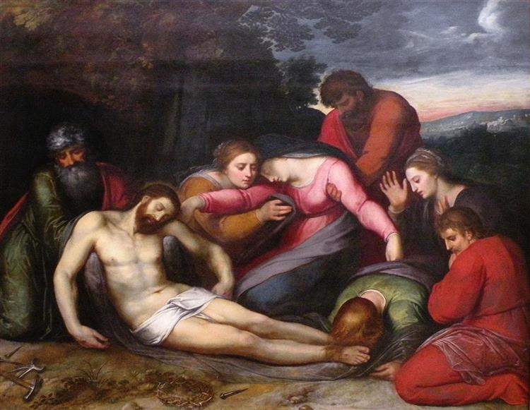 The Lamentation of Christ, c.1590 - c.1599 - Отто ван Веен