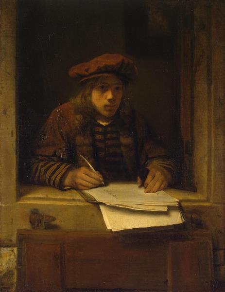 Self Portrait, 1647 - Самюел ван Хогстратен