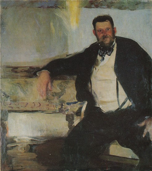 Portrait of Jan Stanislawski, 1906 - Александр Александрович Мурашко