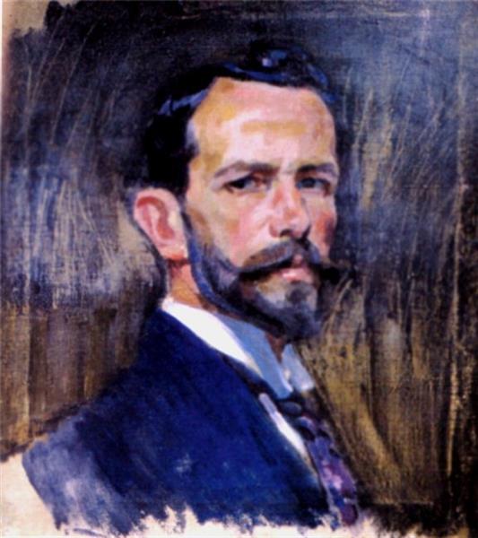 Self Portrait, 1918 - Oleksandr Murashko