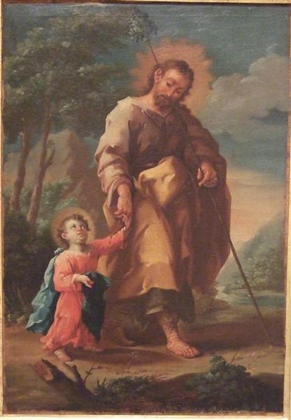 San José Y El Niño Jesús, 1750 - José Luzán