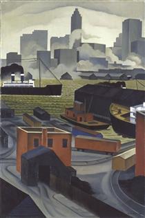 From Brooklyn Heights - George Ault