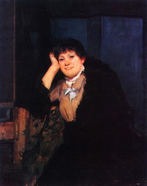 Portrait of a Woman - María Bashkirtseff