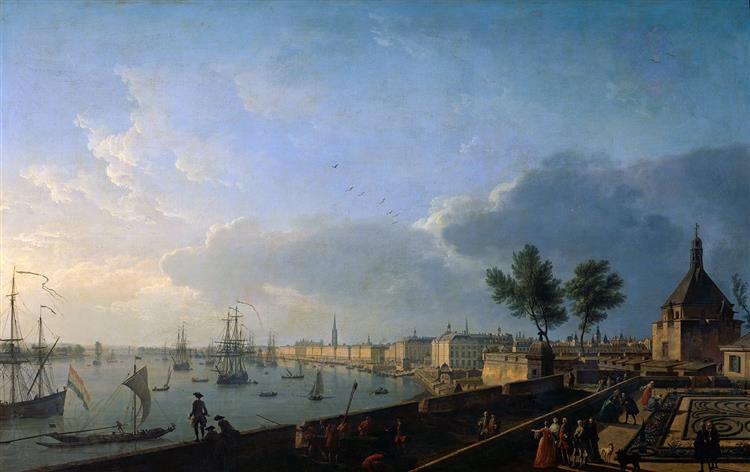Deuxième vue du port de Bordeaux, 1759 - Клод Жозеф Верне