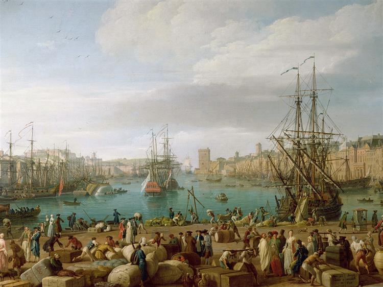 Port of Marseille, 1754 - Клод Жозеф Верне