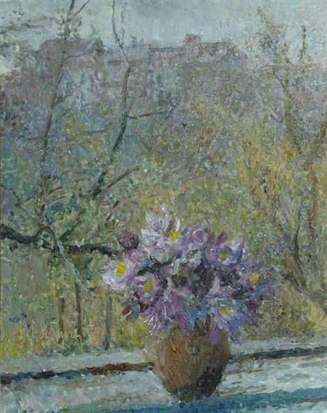 At Spring. Study, 1991 - Tatiana Yablonskaya