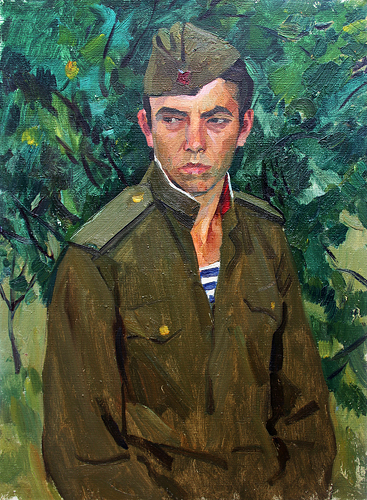 Портрет військового, c.1970 - Віктор Шаталін
