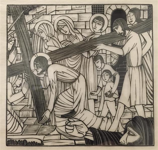 Carrying of the Cross, 1926 - Eric Gill