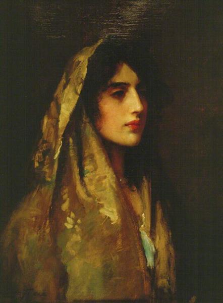 Portrait, 1900 - Люк Филдес