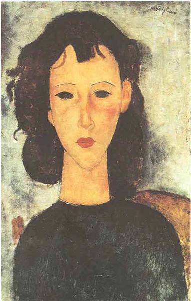 Portrait of a Girl, 1917 - Amedeo Modigliani