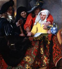 Bei der Kupplerin - Jan Vermeer