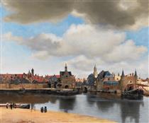 Ansicht von Delft - Jan Vermeer