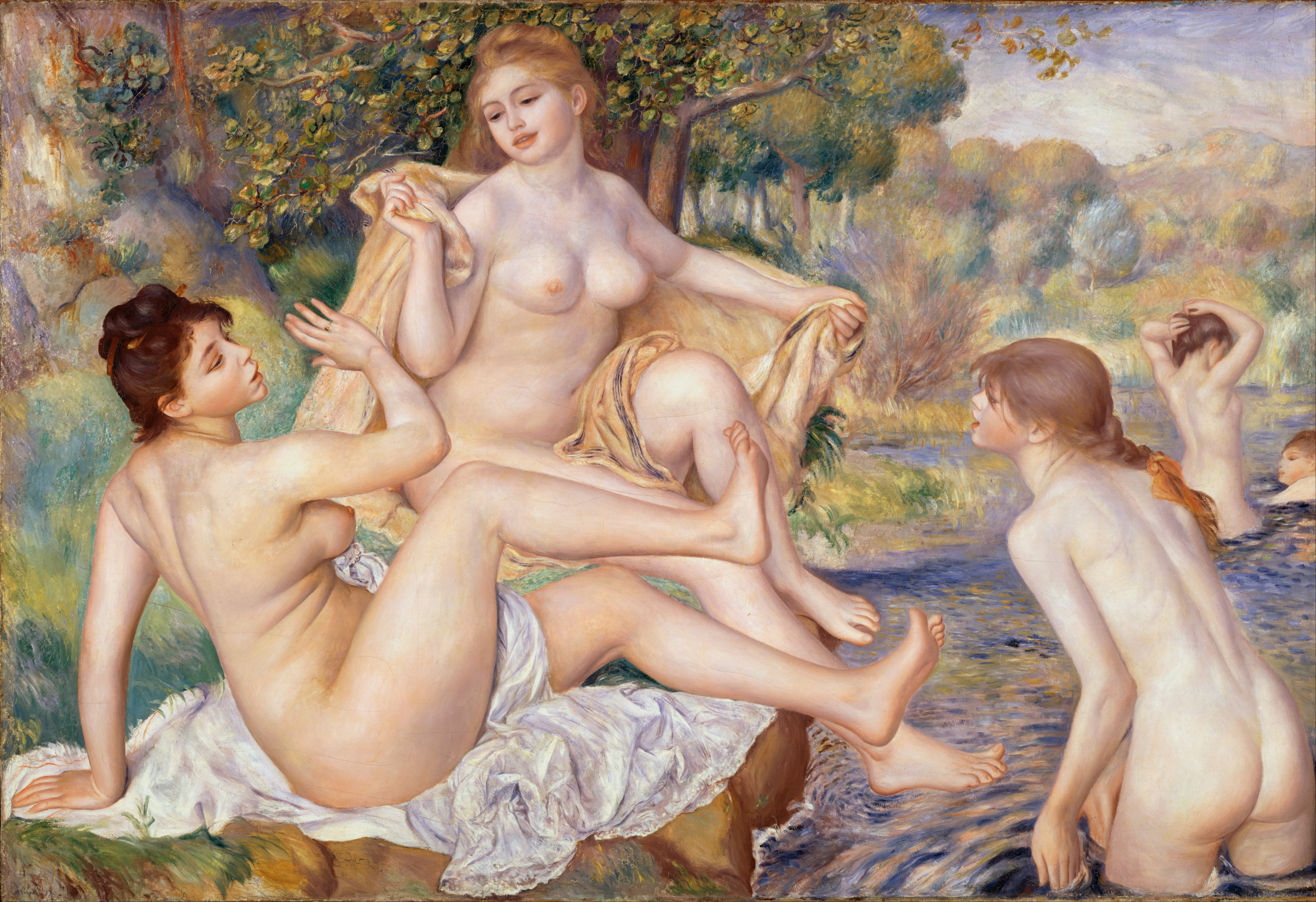 Auguste Renoir, The Large Bathers, 1887, Philadelphia Museum of Art, Philadelphia, PA, USA.