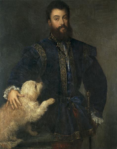 Portrait of Federico II Gonzaga, c.1525 - Тиціан