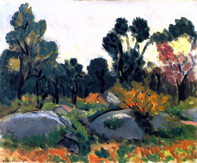 Rocks in the Vallée Du Loup, 1925 - Henri Matisse - WikiArt.org