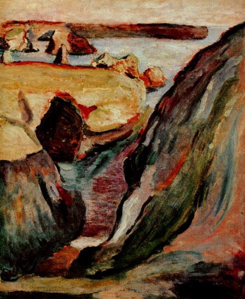Скелі в Бель Іль, 1896 - Анрі Матісс