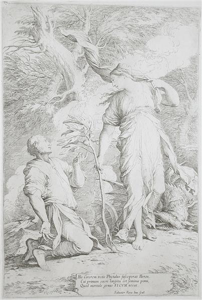 Ceres and Phytalus, 1662 - Сальватор Роза