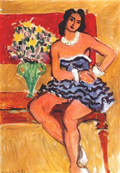 Dancer In Blue Tutu, 1942 - Henri Matisse