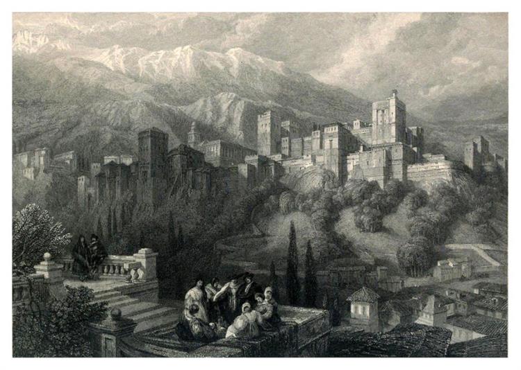 La Alhambra de Granada - David Roberts