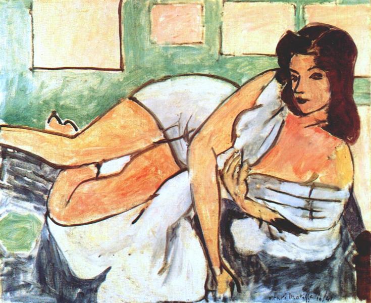 Reclining Nude In Arab Robe Henri Matisse Wikiart Org