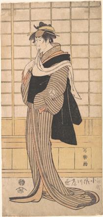 Osagawa Tsuneyo II as the hairdresser O-Roku - Тосюсай Сяраку