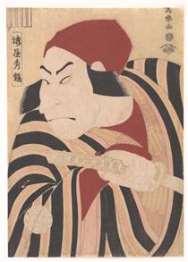 Nakamura Nakazo II as Prince Koretaka Disguised in the Play Ōshukubai Koi no Hatsune - Tōshūsai Sharaku