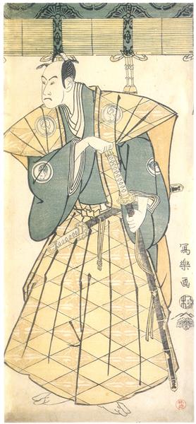 Bandō Hikosaburō III as Godai Saburō Chikatada, 1795 - Tōshūsai Sharaku