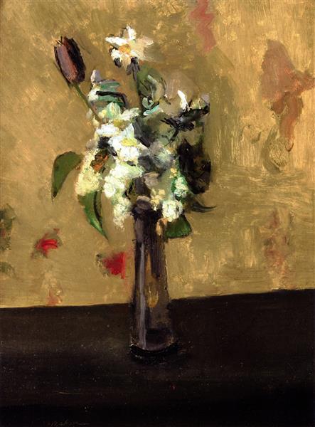 Bouquet of Flowers in a Crystal Vase, 1902 - Анри Матисс