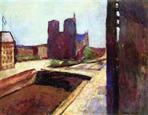 Notre Dame with Violet Walls - Henri Matisse