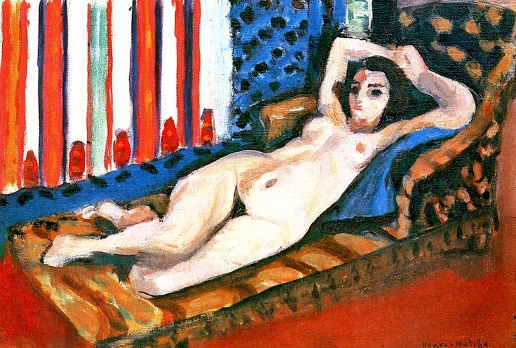 Nude on a Red Couch, 1921 - Henri Matisse