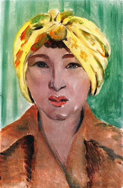 Portrait of Yvonne, 1919 - 馬蒂斯