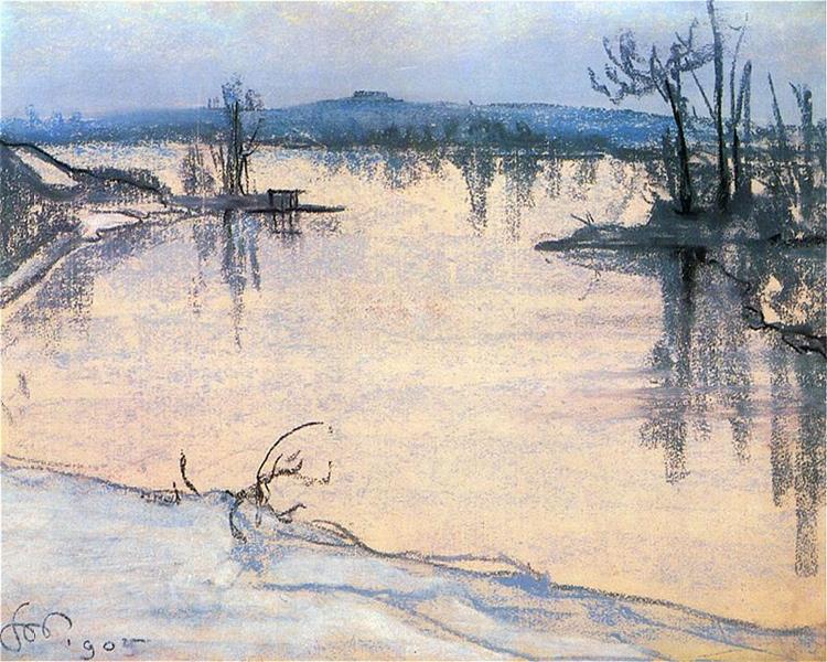 Wisla Pod Krakowem, 1905 - 斯坦尼斯拉夫·维斯皮安斯基
