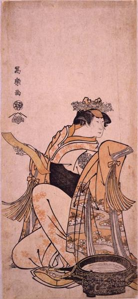 Nakamura Nozio II as Ono no Komachi, 1794 - Tōshūsai Sharaku